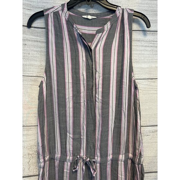 Splendid Loggia Striped Jumpsuit Size Medium - Picture 2 of 3